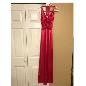 Pink long formal dress